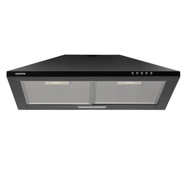 Вытяжка Centek СТ-1820-60 BLACK (черн) ширина 60 см, КУПОЛ, 800 м3/час, 67 Вт, 3 скорости