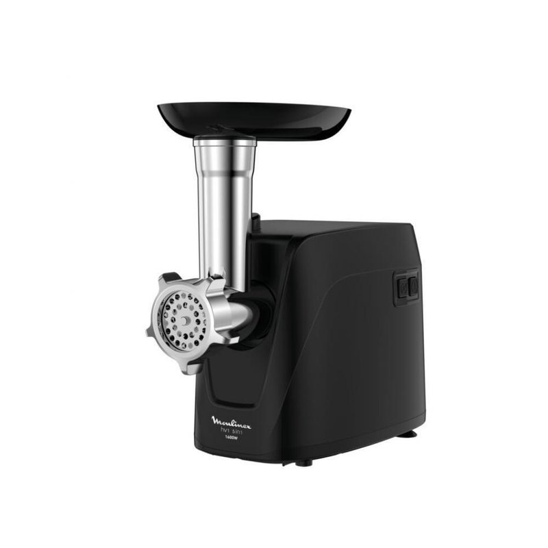 Мясорубка электрическая Moulinex Compact HV1 ME112832 1600Вт черный/серебристый