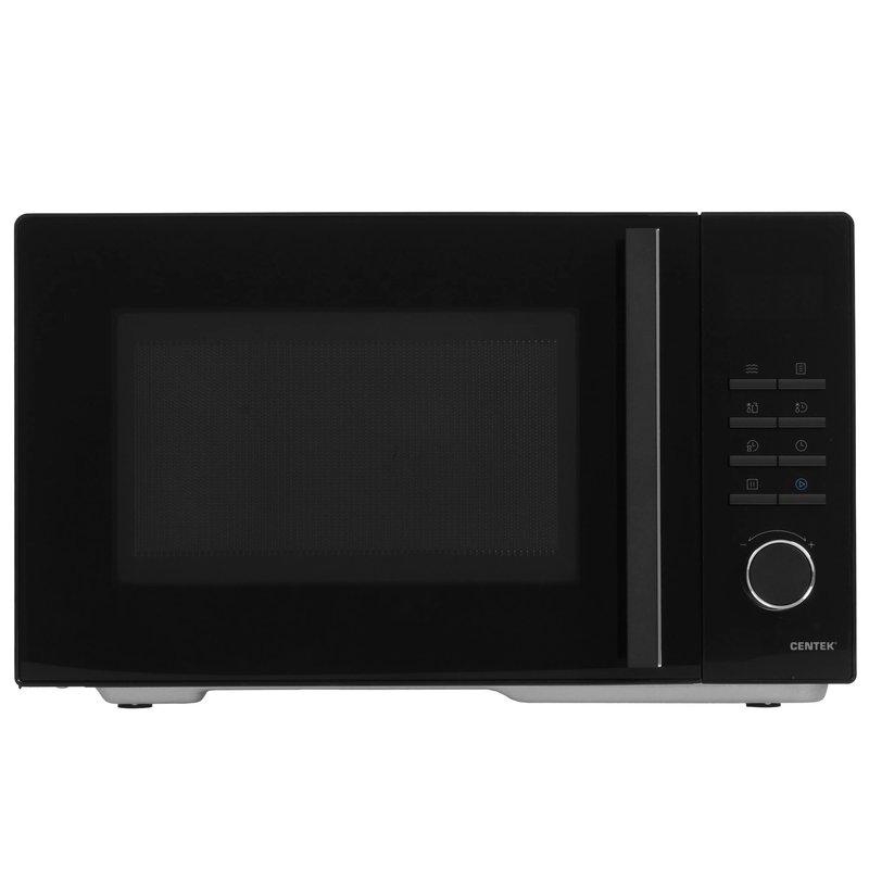 СВЧ Centek CT-1563 (Черный) 800W, 23л, LED дисплей, 8 режимов, электронное управление, MultiCOOK+