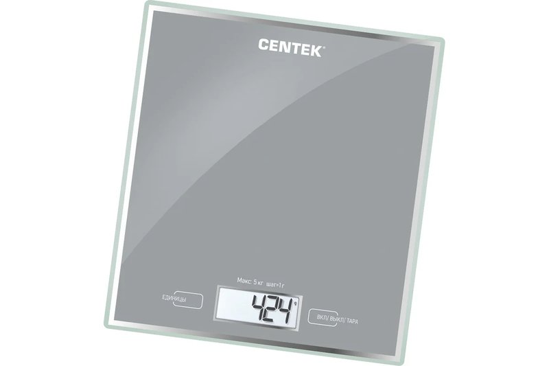 Кухонные весы Centek CT-2462 (серебристый)