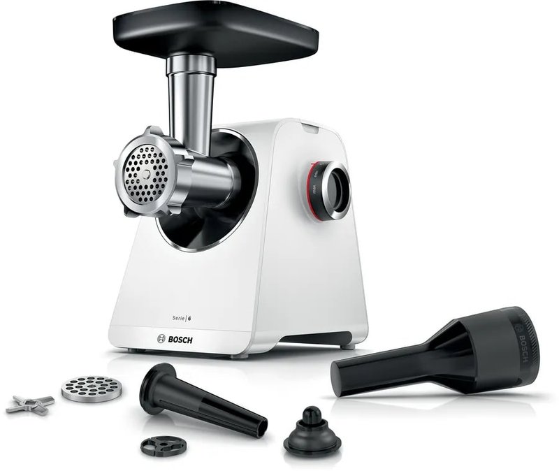 Мясорубка электрическая Bosch MFWS607W 2100Вт белый