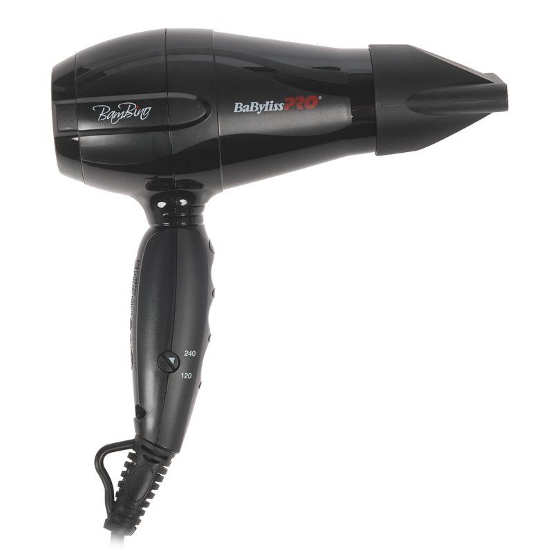 Фен BaByliss Pro BamBino BAB5510E черный