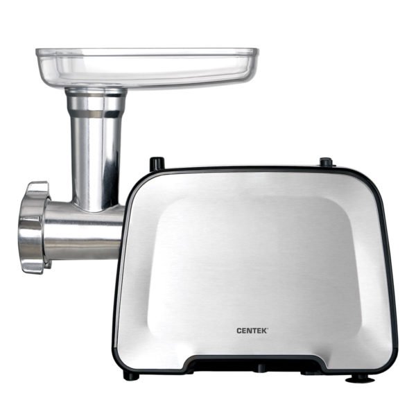 Мясорубка Centek CT-1604  2200 Bт, 2,2 кг/мин, реверс, стальной коннектор, 2 диска, 2 насадки