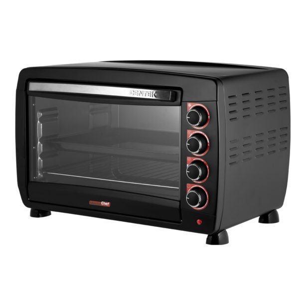 Жарочный шкаф Centek CT-1532-46 BLACK (черн) <46л> 2000Вт +противень, таймер 90мин, 4 реж., max 320°
