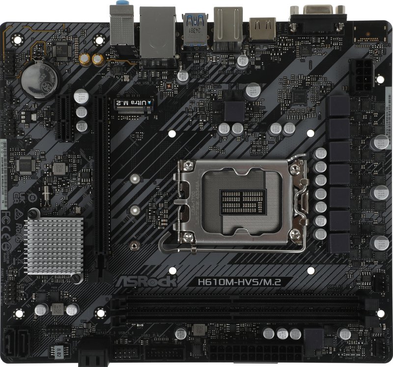 Материнская плата S1700 mATX Asrock H610M-HVS/M.2 R2.0