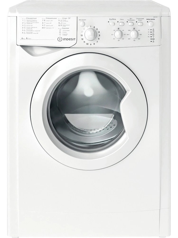 Стиральная машина Indesit IWSC 6105(CIS) 6кг